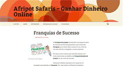 Desktop Screenshot of afripotsafaris.com